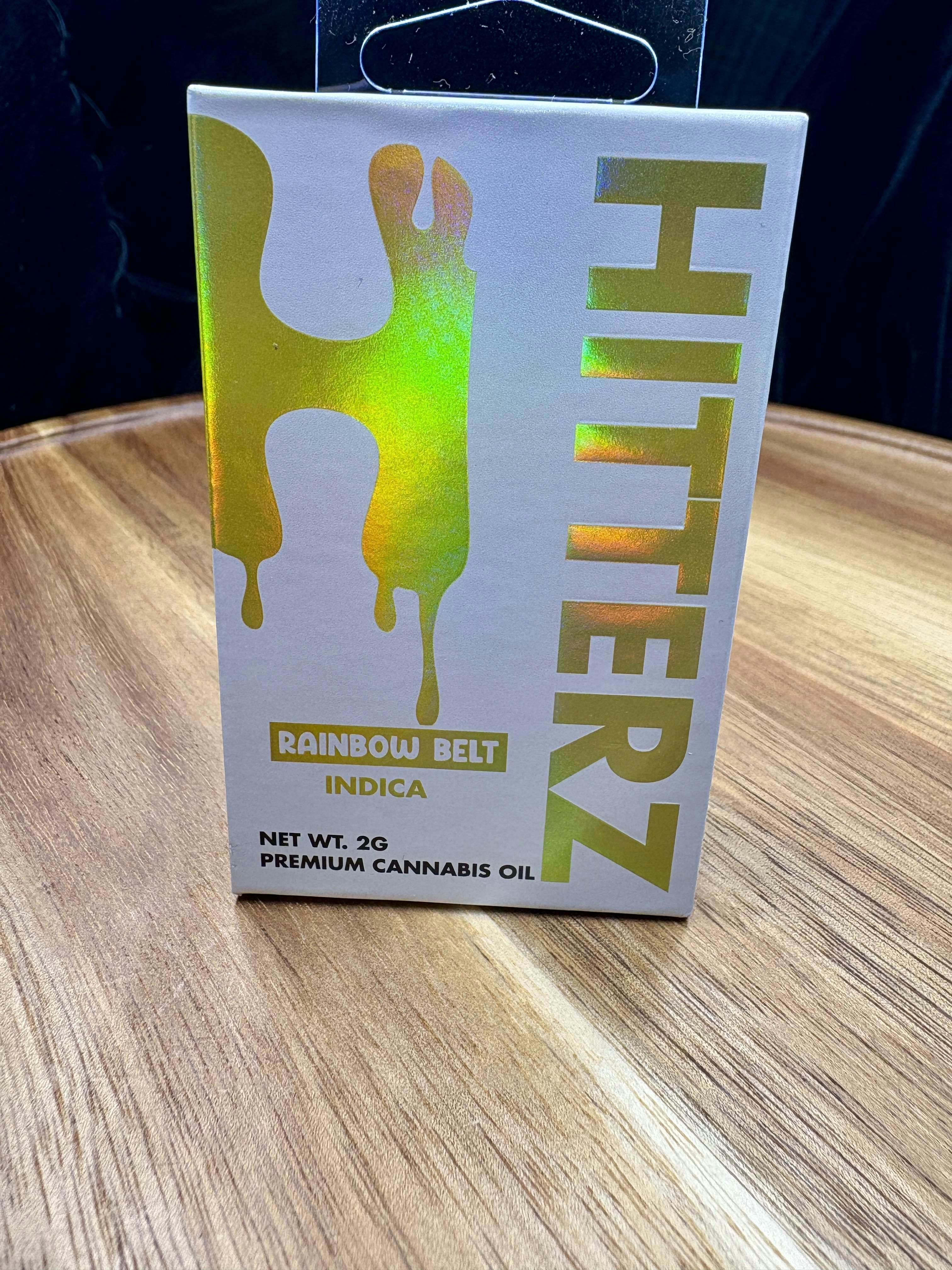 Hitterz | Rainbow Belt | Disposable Vape | Indica | 2g