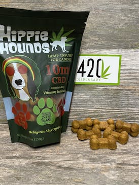 HIPPIE HOUNDS HEMP INFUSED DOG TREATS [10MG CBD PER TREAT]