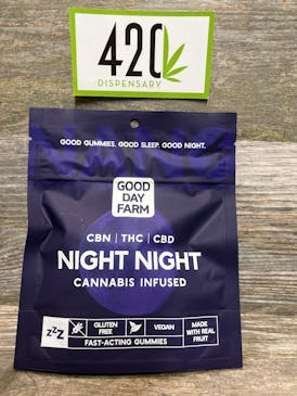 GOOD DAY FARM NIGHT NIGHT NANO GUMMIES [CBD/ THC/ CBN]