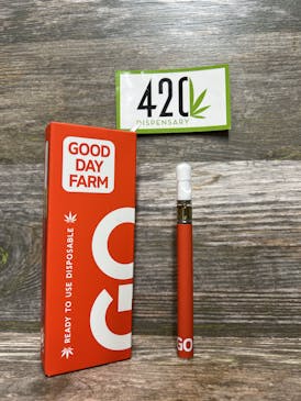 GOOD DAY FARM .3G STRAWBERRIES AND CREAM DISPOSABLE CARTRIDGE [86.9%THC / 0.0%CBD]