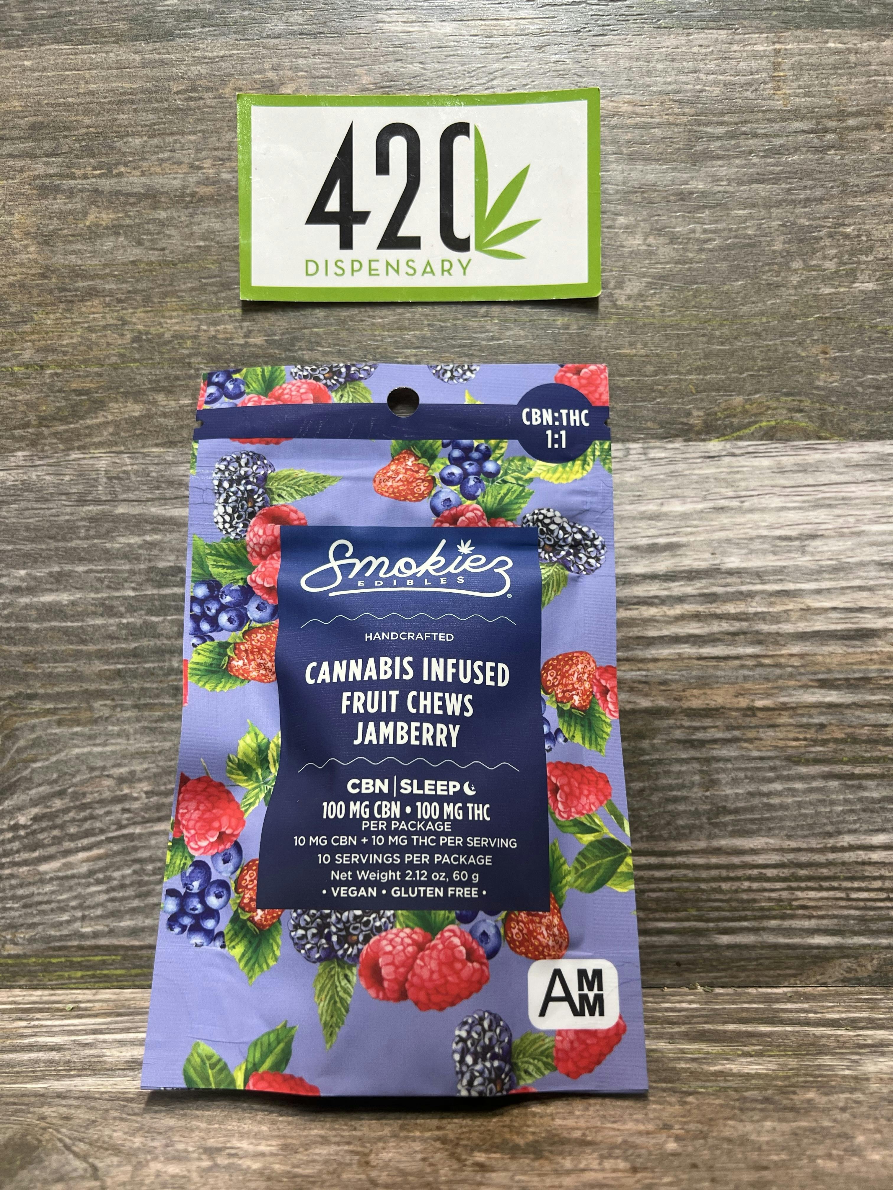 Jamberry Gummies 1:1 THC:CBN | 100mg | 10ct | 10mg/ea