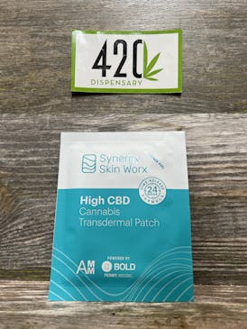 SYNERGY SKIN WORX HIGH CBD TRANSDERMAL PATCH