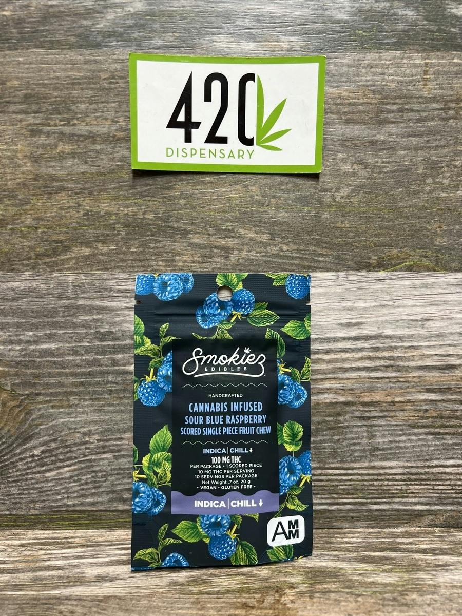 Sweet Blue Raspberry Gummies | 100mg | 10ct | 10mg/ea