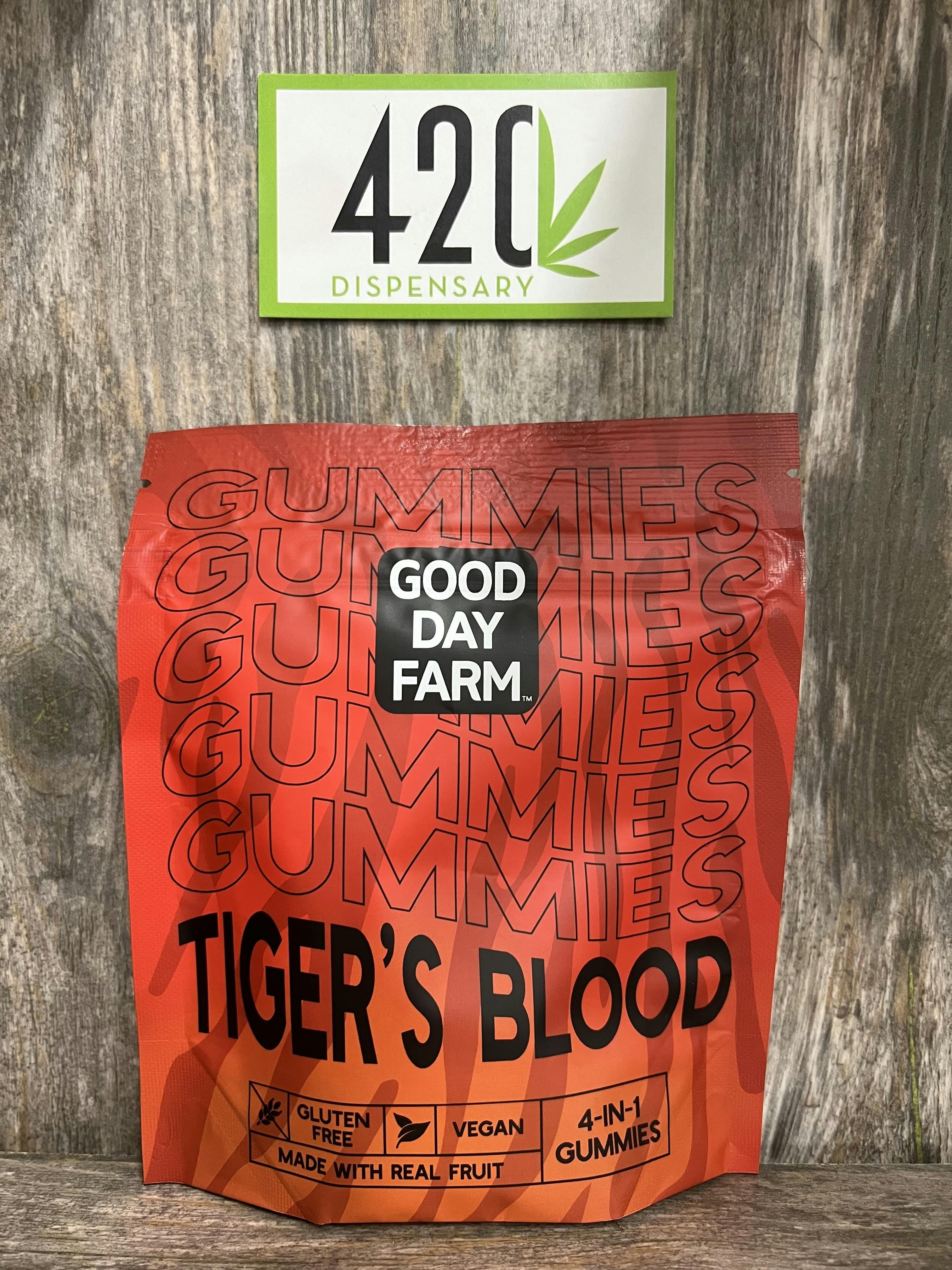 GOOD DAY FARM 400MG MULTI DOSE TIGERS BLOOD GUMMIES