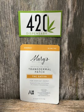 MARY'S MEDICINALS THC SATIVA TRANSDERMAL PATCH