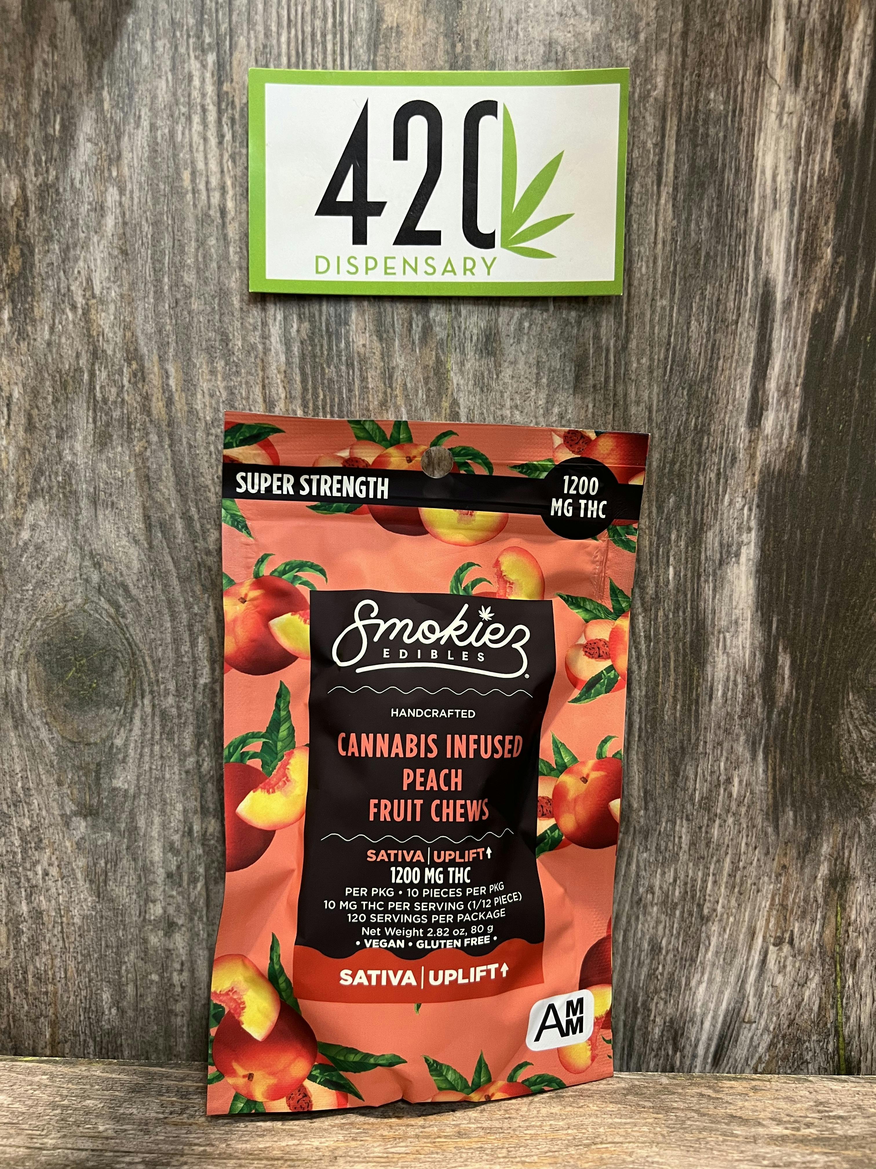 Sweet Peach Gummies | 1200mg | 10ct | 120mg/ea