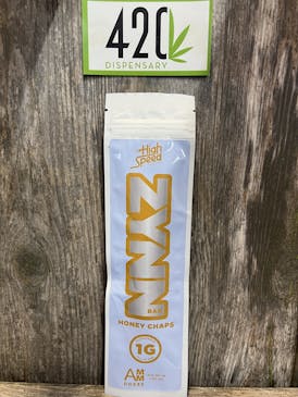 HIGH SPEED ZYNN 1G HONEY CHAPS DISPOSABLE CARTRIDGE [88.1%THC / 0.1%CBD]