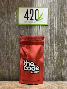 CODES 1G MANGO CREAM DISPOSABLE CARTRIDGE [84.6%THC / 0.1%CBD]