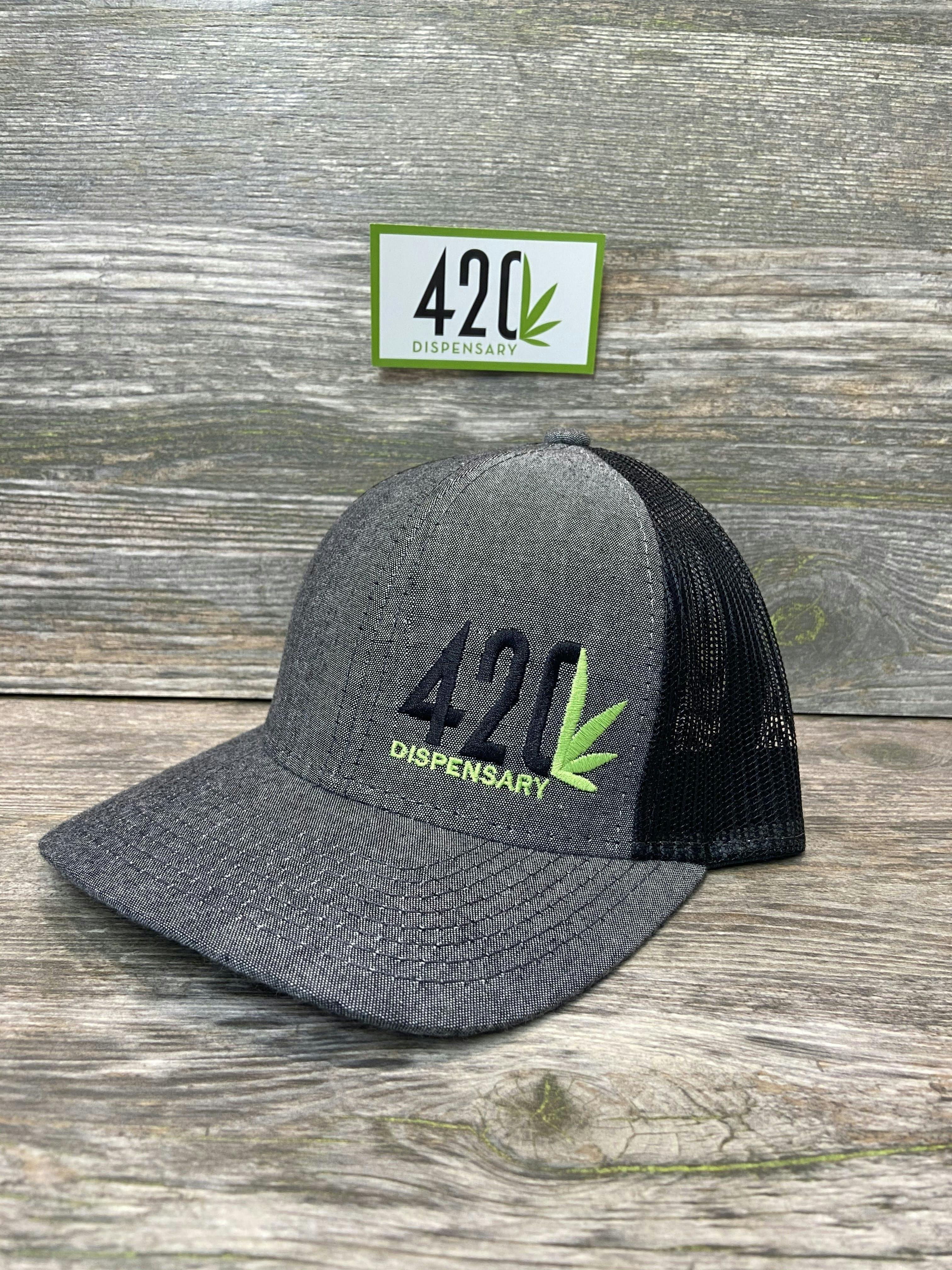 420 HAT (GREY/BLACK)