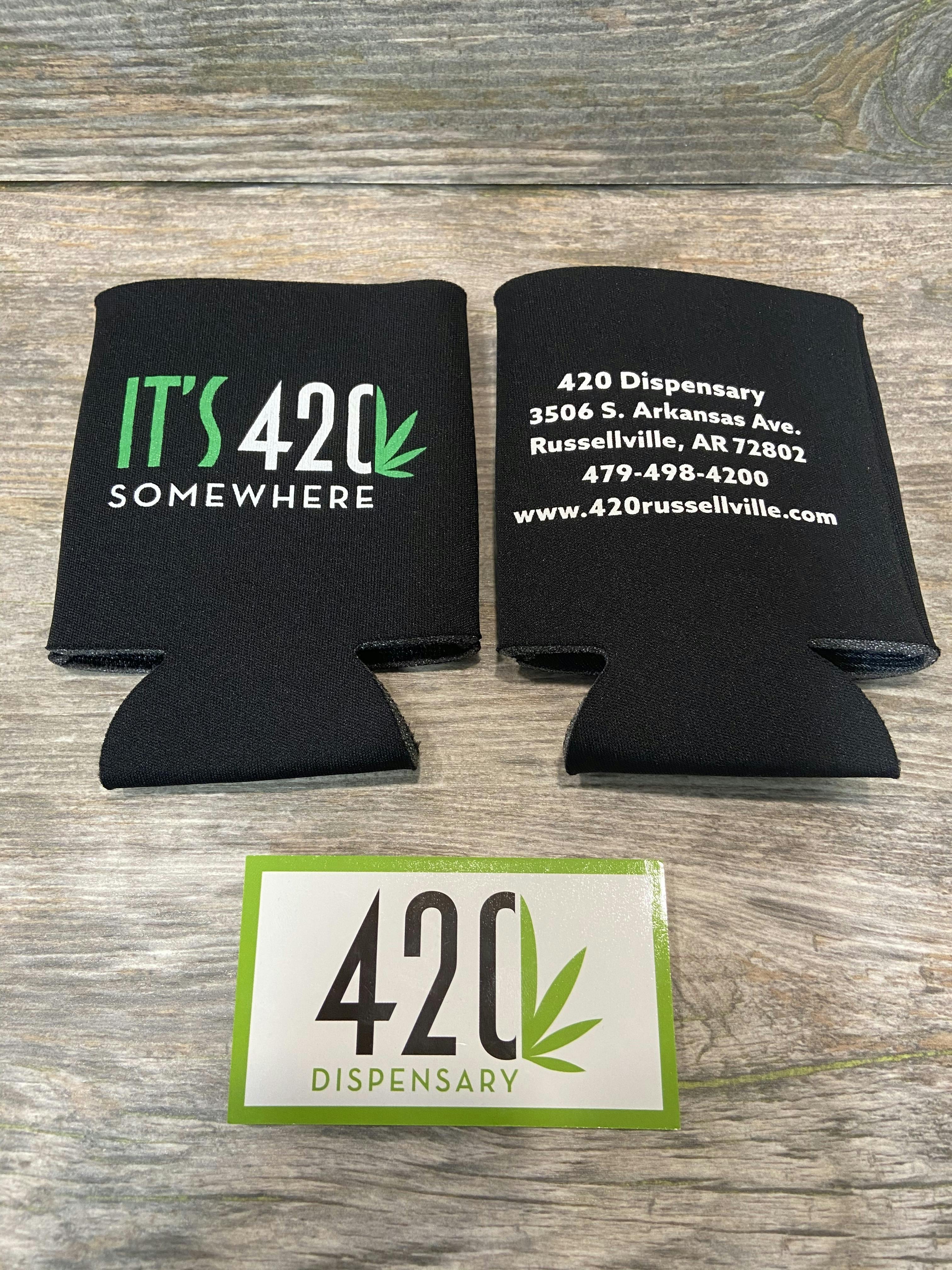 420 KOOZIE (BLACK)