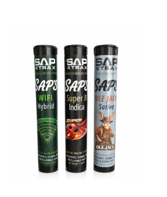 Sap Stix Maple Bourbon 1g Infused Pre-Roll