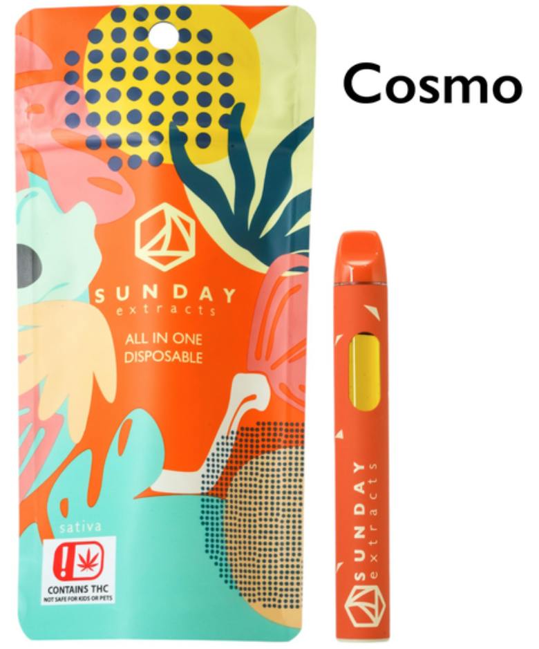 Sunday Extracts Cosmo 2g Disposable