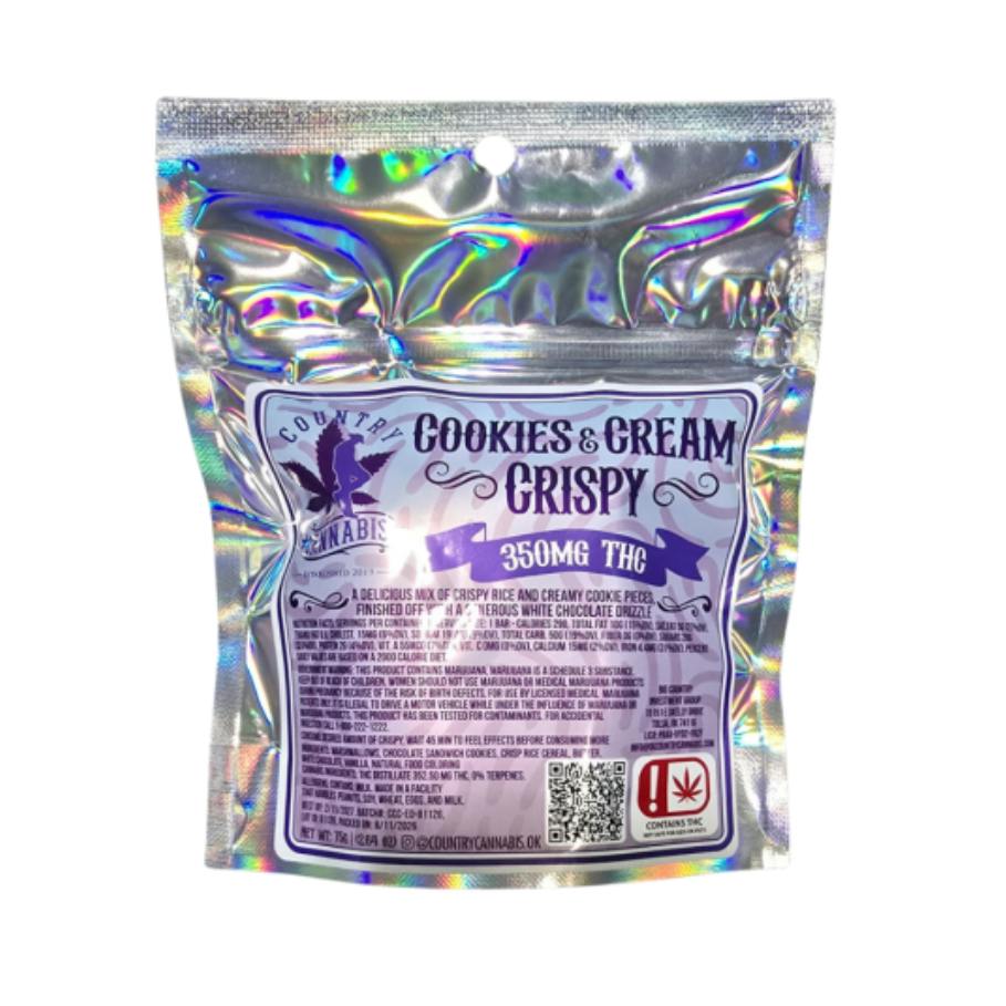 Country Cannabis Cookies & Cream Crispy 350mg