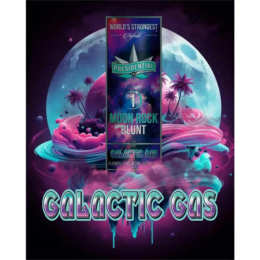 Presidential Galactic Gas 1.5G Blunt ($15 tax inc.)