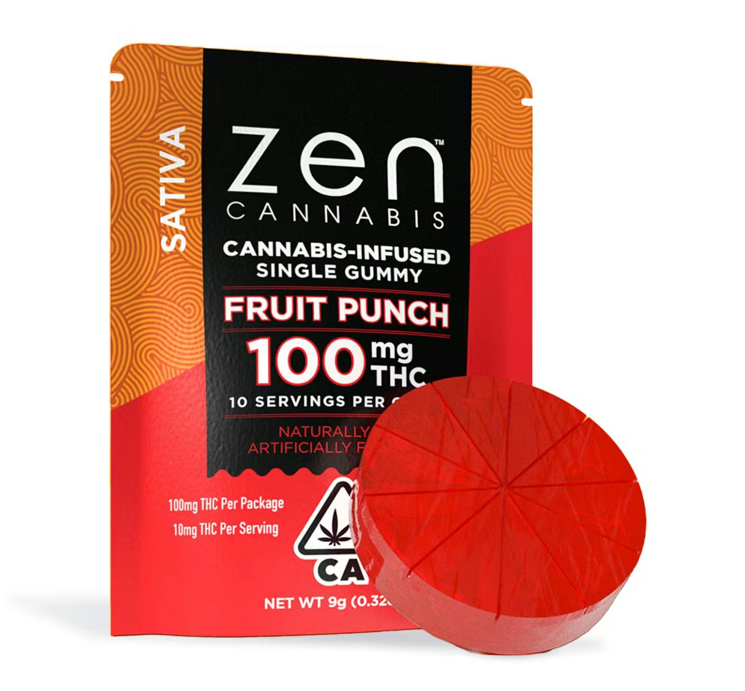 Fruit Punch Sativa Single Gummy