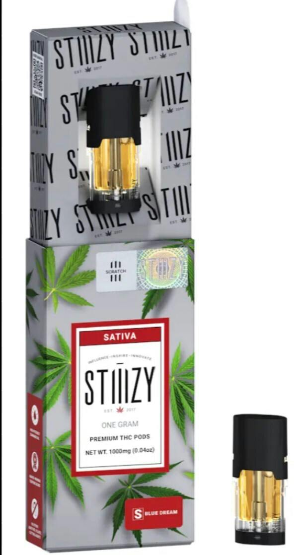 Vape Cartridge - BLUE DREAM 1G Original THC Pod - STIIIZY
