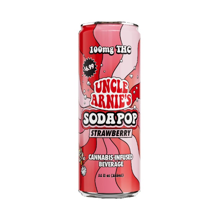 Strawberry Soda Pop | Carbonated | 100mg | 12oz