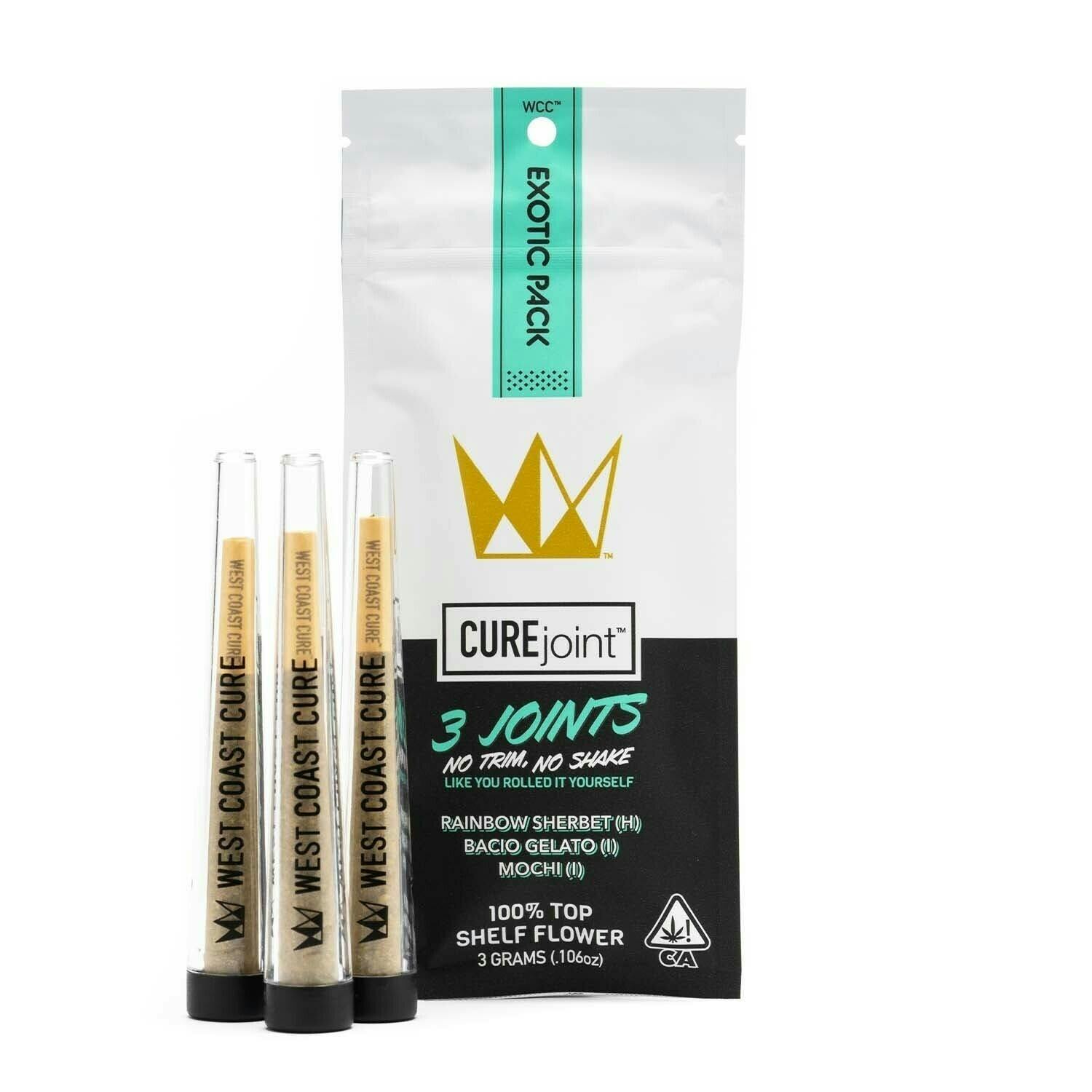 The Exotic Pack - Top Shelf CUREjoint Variety Pack 3 x 1G