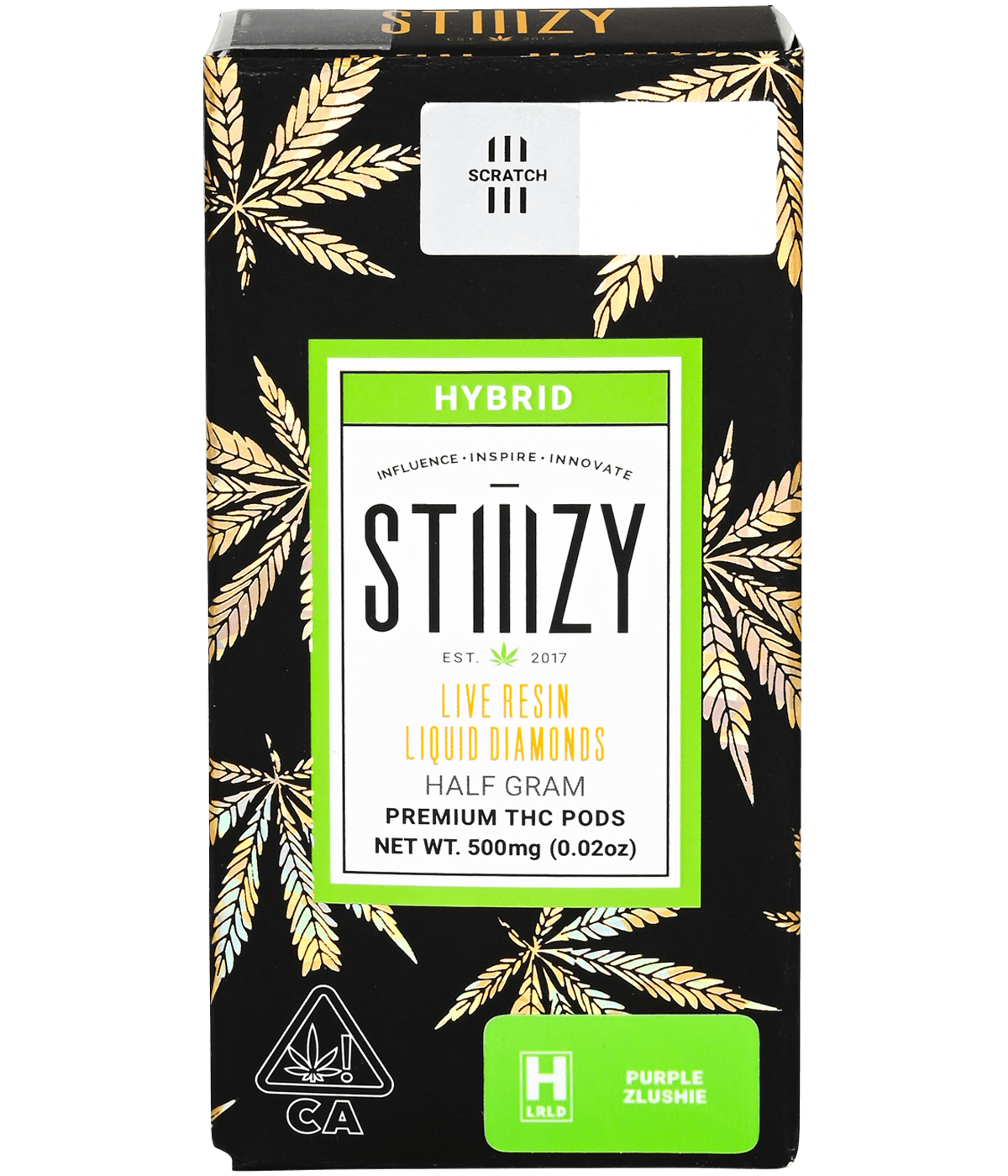 Vape Cartridge - PURPLE ZLUSHIE .5G Live Resin Liquid Diamonds Pod