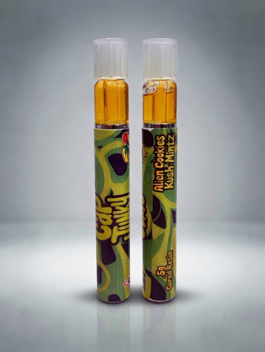 Vargas Farm- Cap Junky- Cured Resin- Disposable- .5g at Vargas Farm