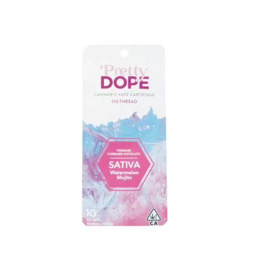 Watermelon Mojito Vape - Sativa - 1g by Pretty Dope