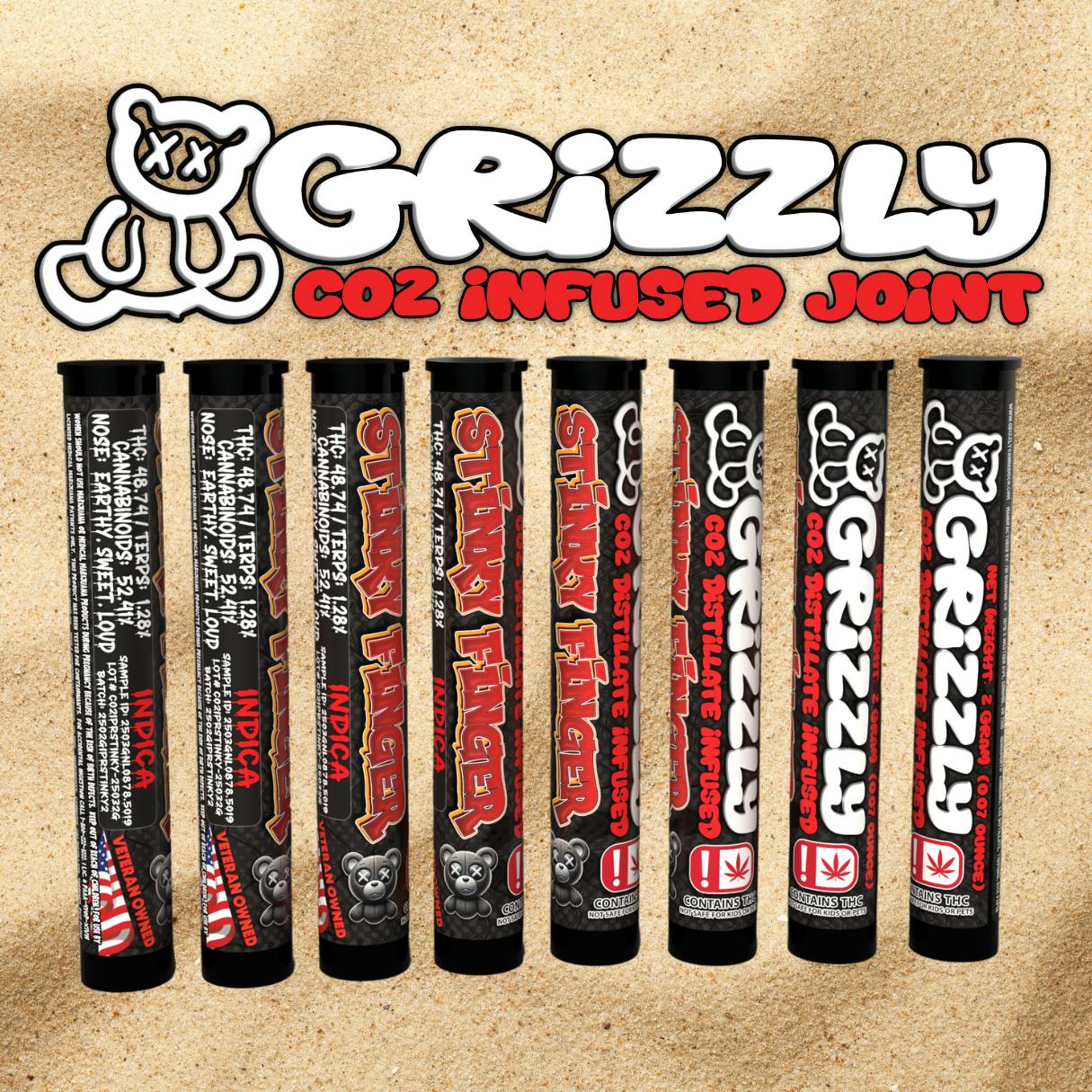 GRIZZLY Stinky Finger 2G CO2 INFUSED