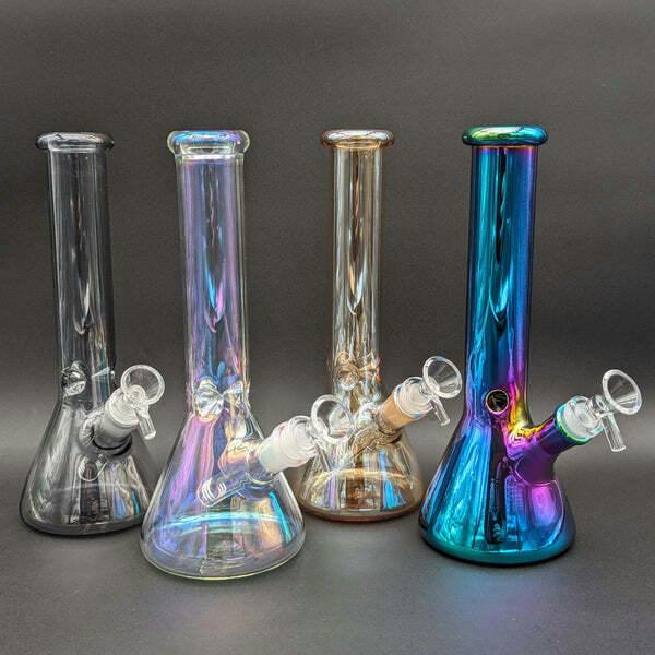 10" Iridescent Beaker Water Pipe