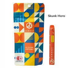 Skunk Hero | Live Resin Disposable | 2g