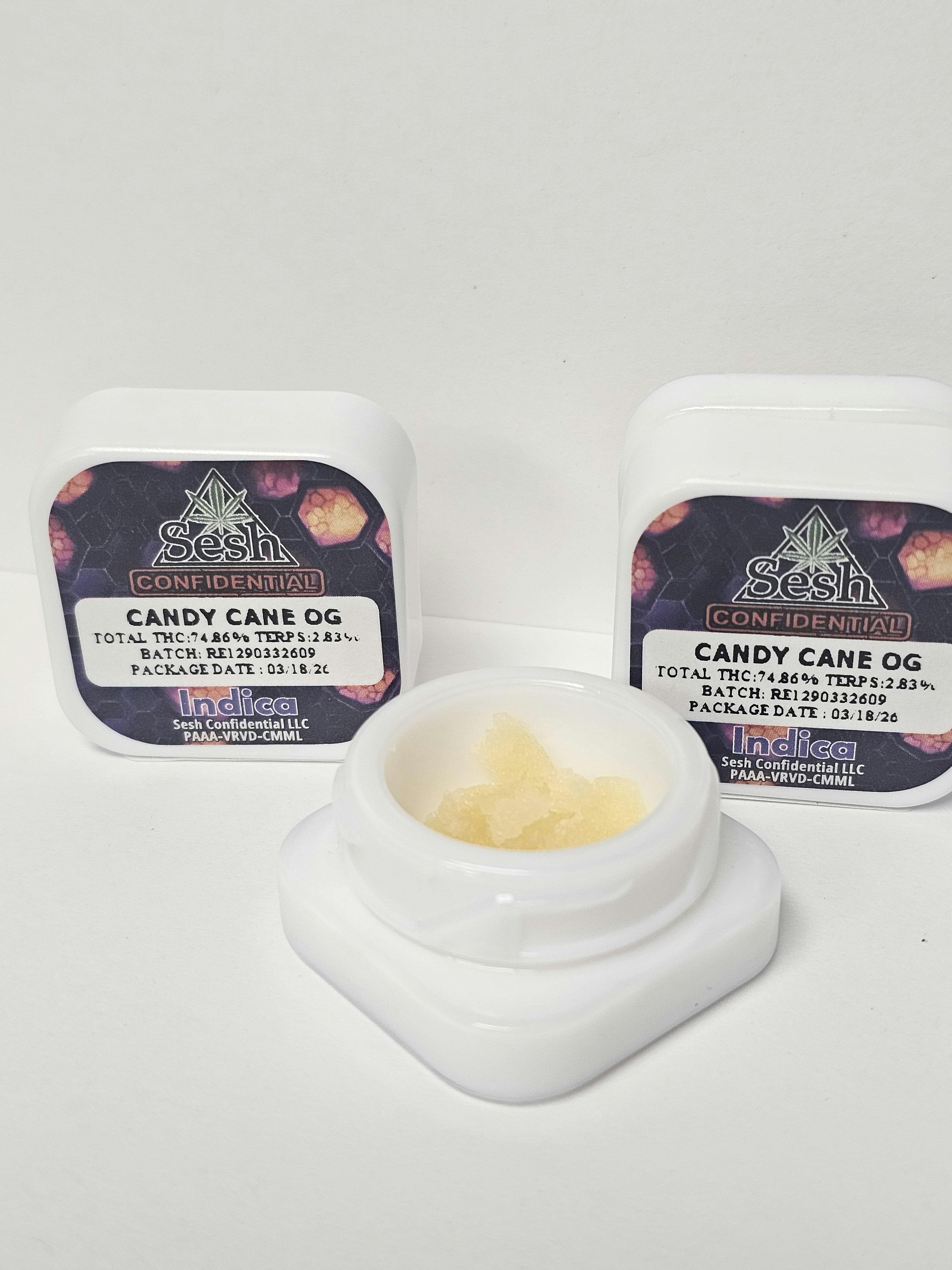 SESH Candy Cane OG 1G LIVE RESIN