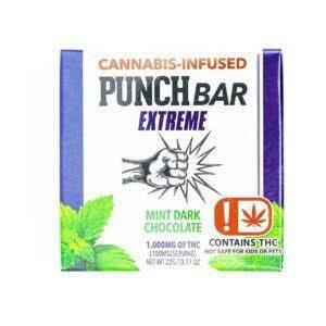 Punch | Dark Chocolate Mint | Hybrid | PunchBar | 225mg | OK