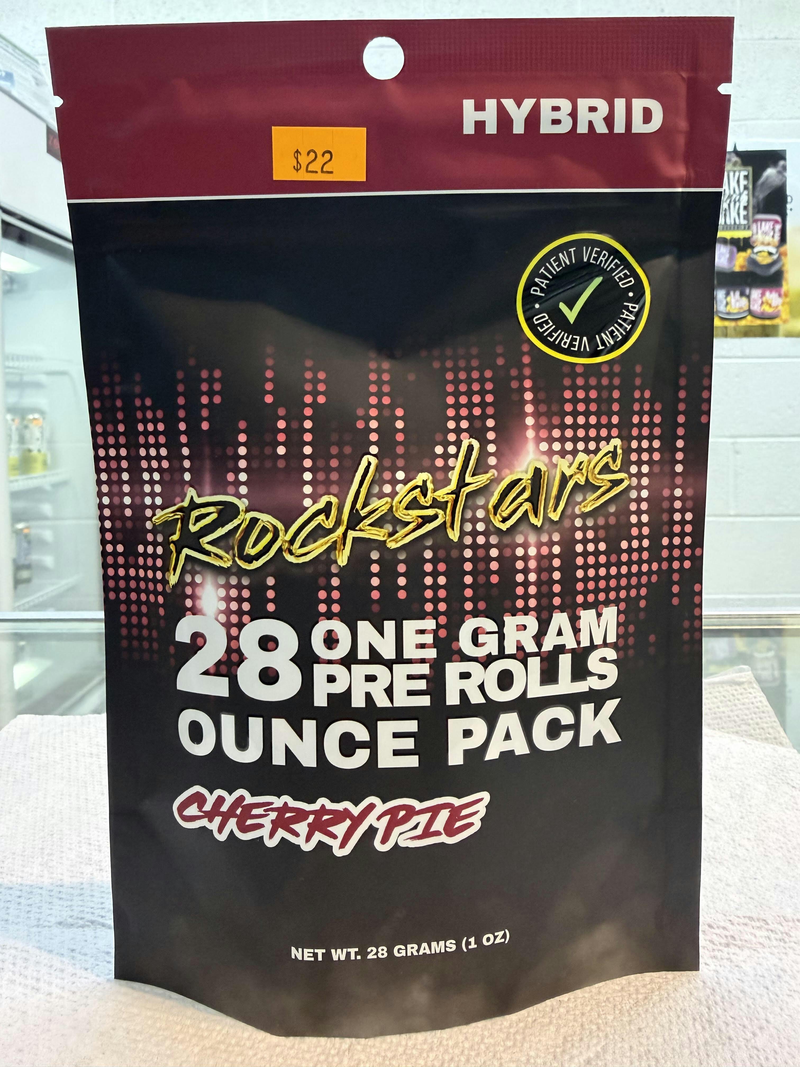Rockstars Preroll | Cherry Pie | Hybrid | 28g