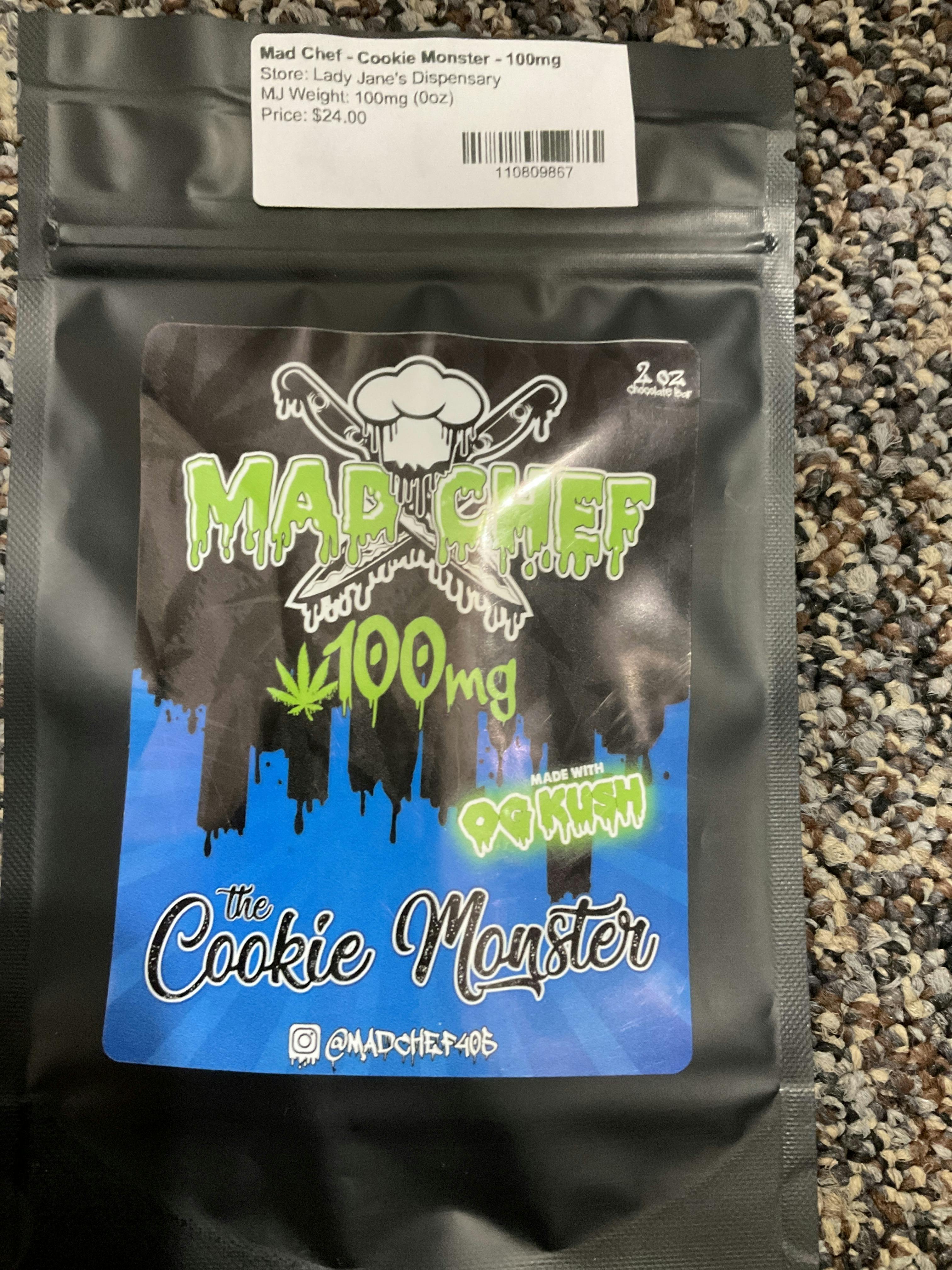 Mad Chef - Cookie Monster - 100mg