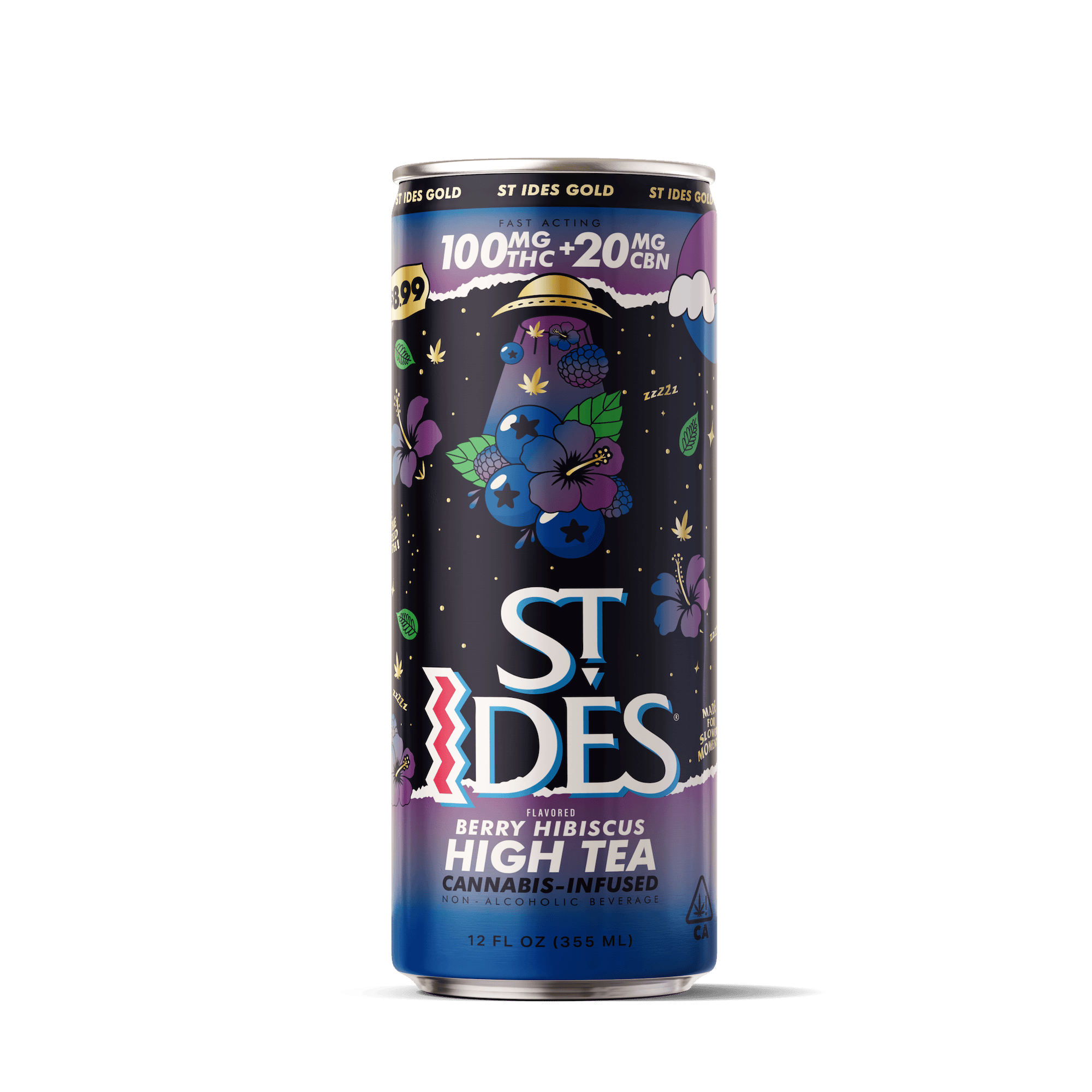 St. Ides | Nighttime Berry Hibiscus 5:1 THC:CBN - 120mg High Tea