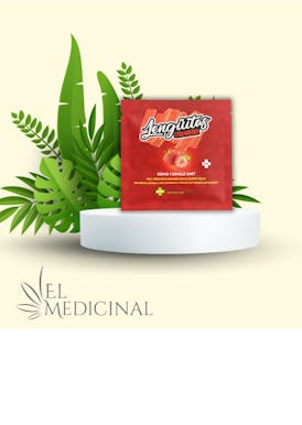 Lenguita Strawberry 50mg Full Spectrum 4x$20