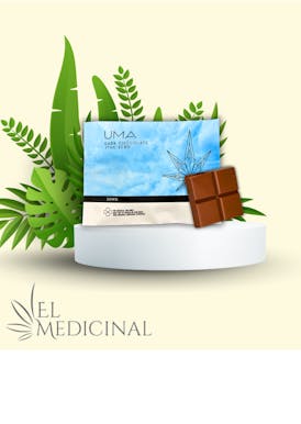 UMA Dark Chocolate 1THC : 2CBD (4x$20)
