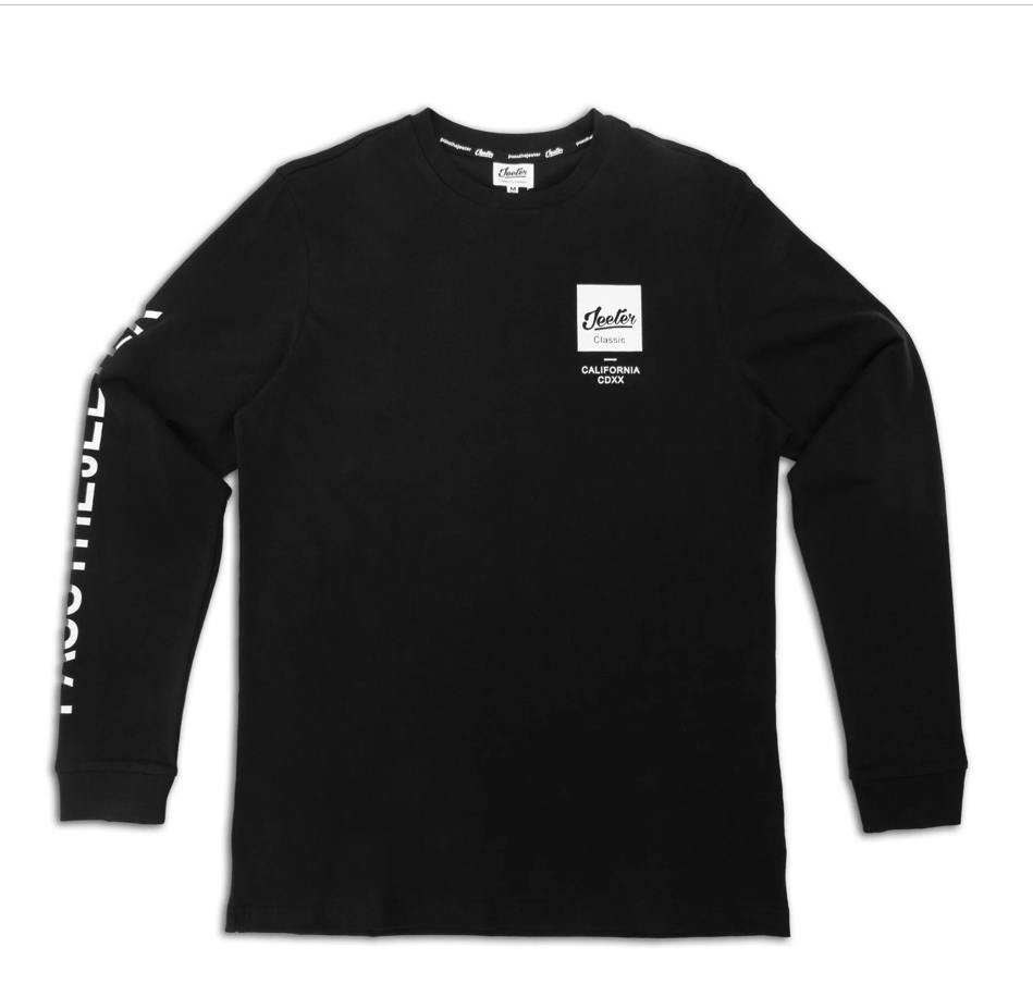 Jeeter - Classic Crewneck Long Sleeve T-shirt Large