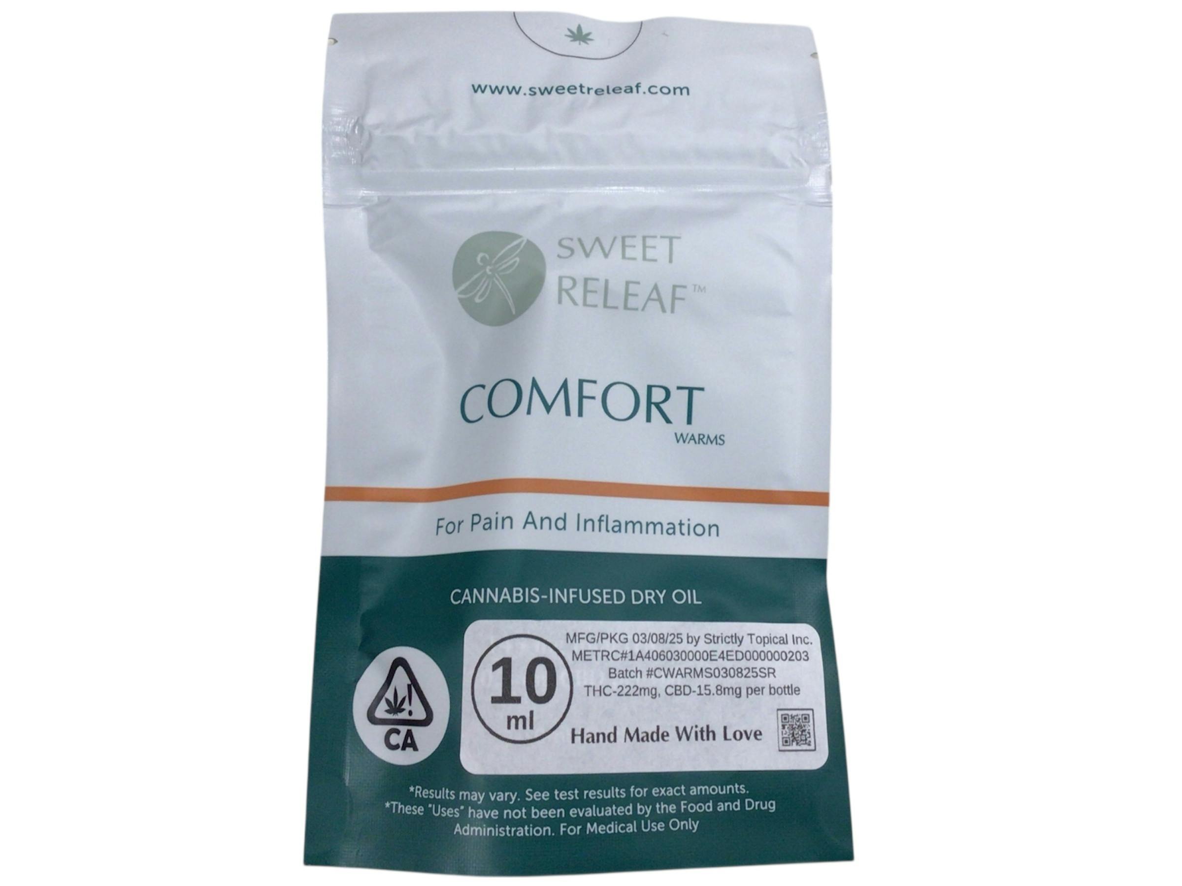 Sweet Releaf - Comfort Warms 20ml Roll On