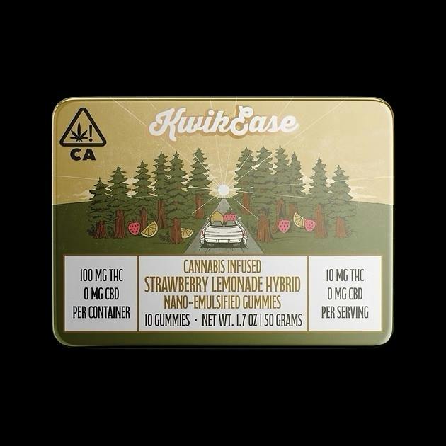 Kwik Ease Nano Gummies — Strawberry Lemonade Hybrid
