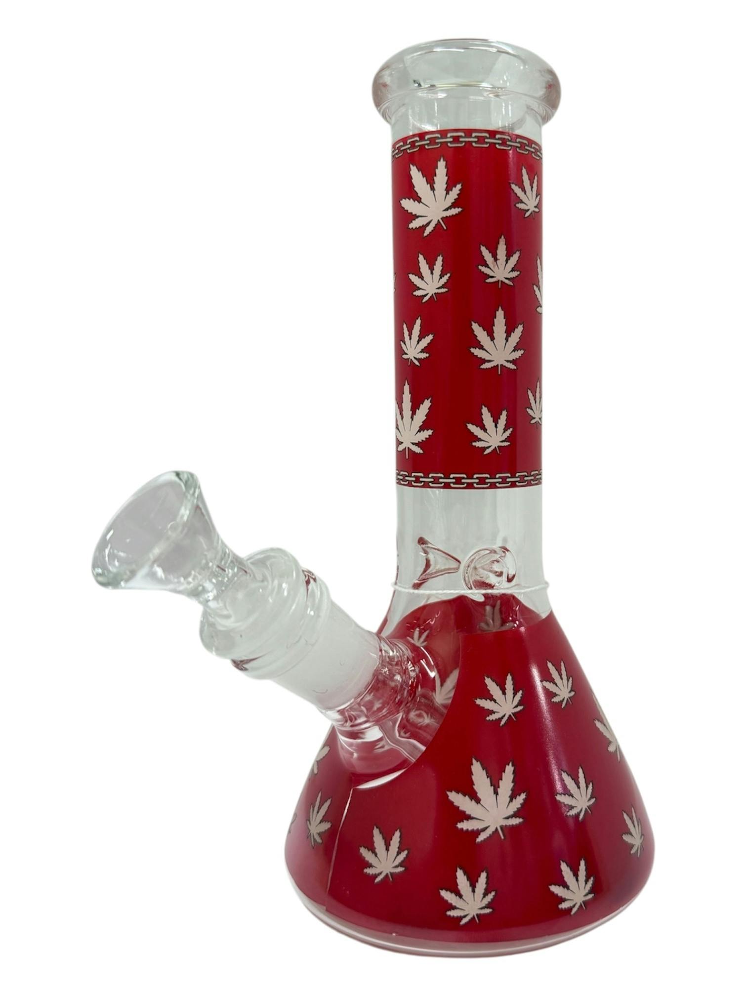 8” Leaf Art Water Pipe