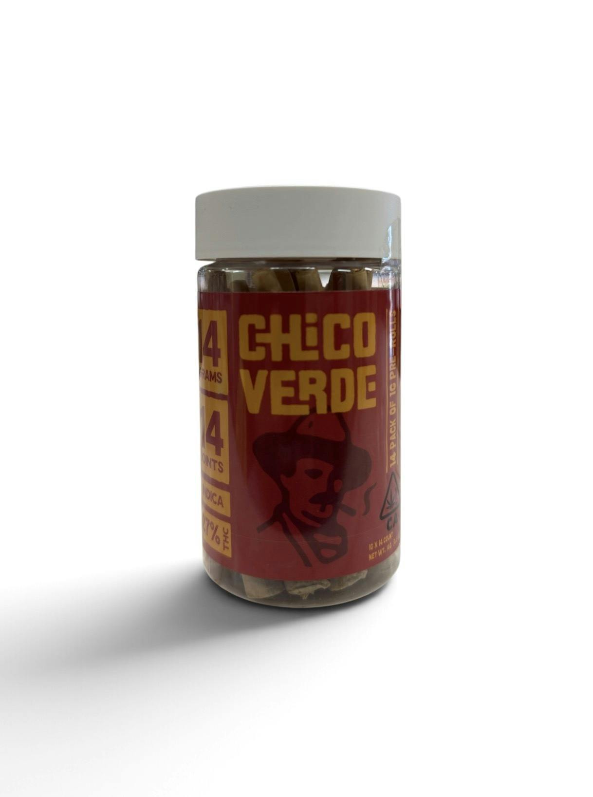 Chico Verde | Peanut butter breath | 1g Prerolls | 14pk | 14g