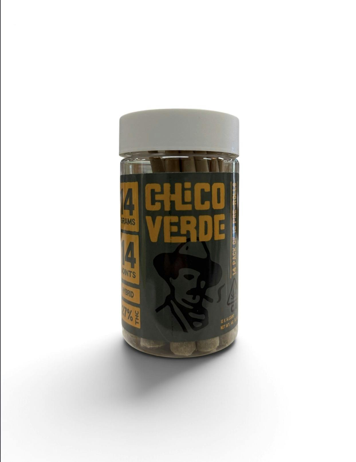 Chico verde | Loudberry | 1g Prerolls | 14pk | 14g