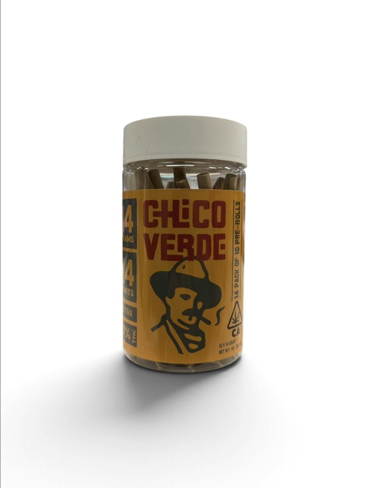 Chico Verde | Blueberry Blast | 1g Prerolls | 14pk | 14g