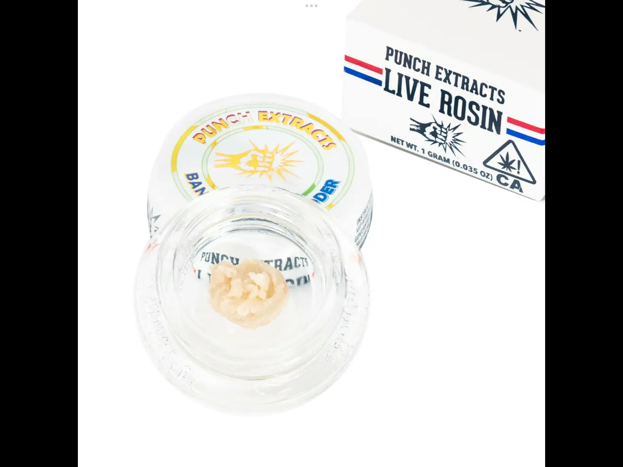 Punch | Banana Runtz | Tier 4 | Live Rosin | Cold Cure Badder | 1g