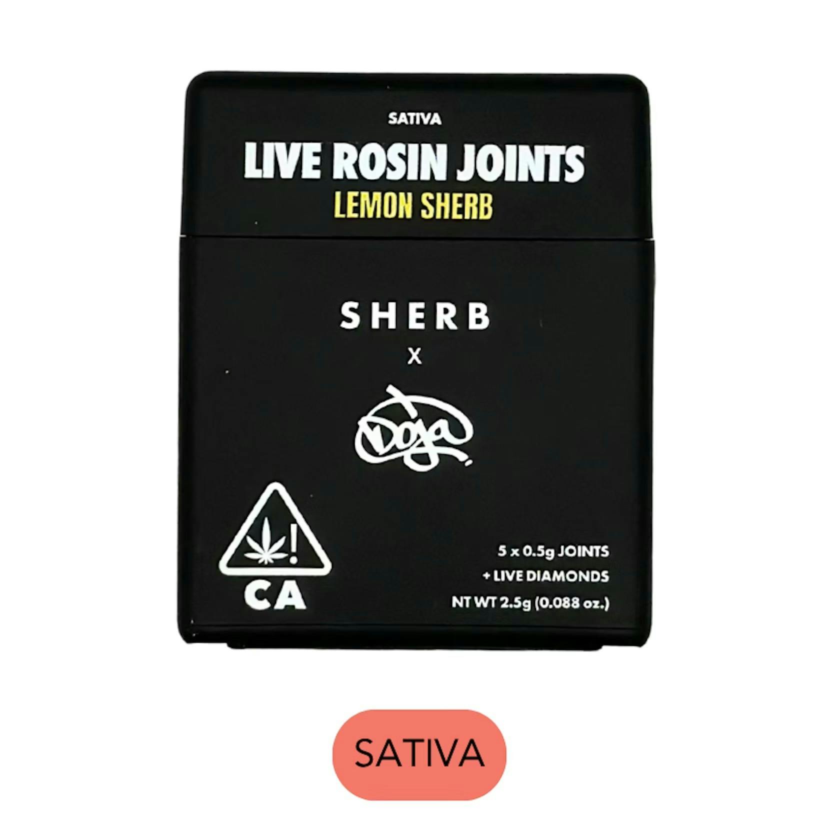 Sherbinskis X Doja — Lemon Sherb 5pk infused PreRolls