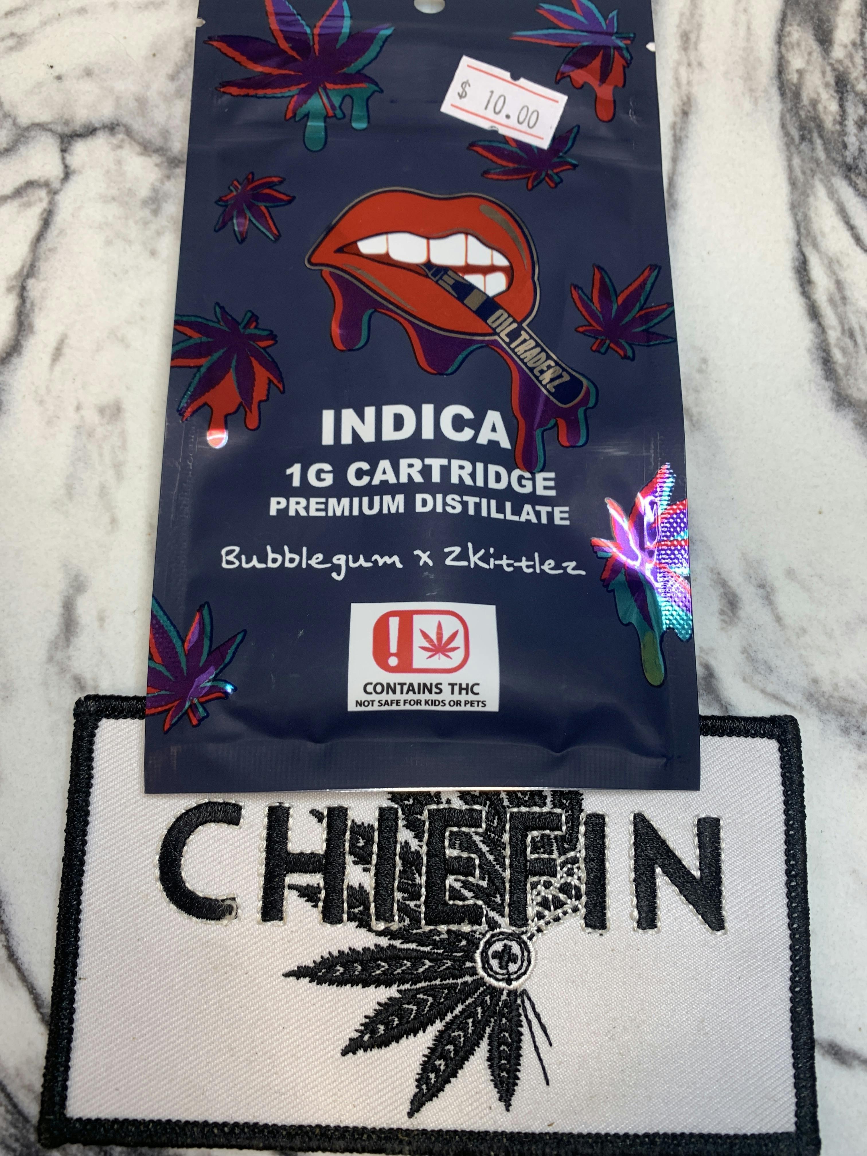 1g Bubblegum x Zkittlez Cartridge - Oil Traderz (Indica)
