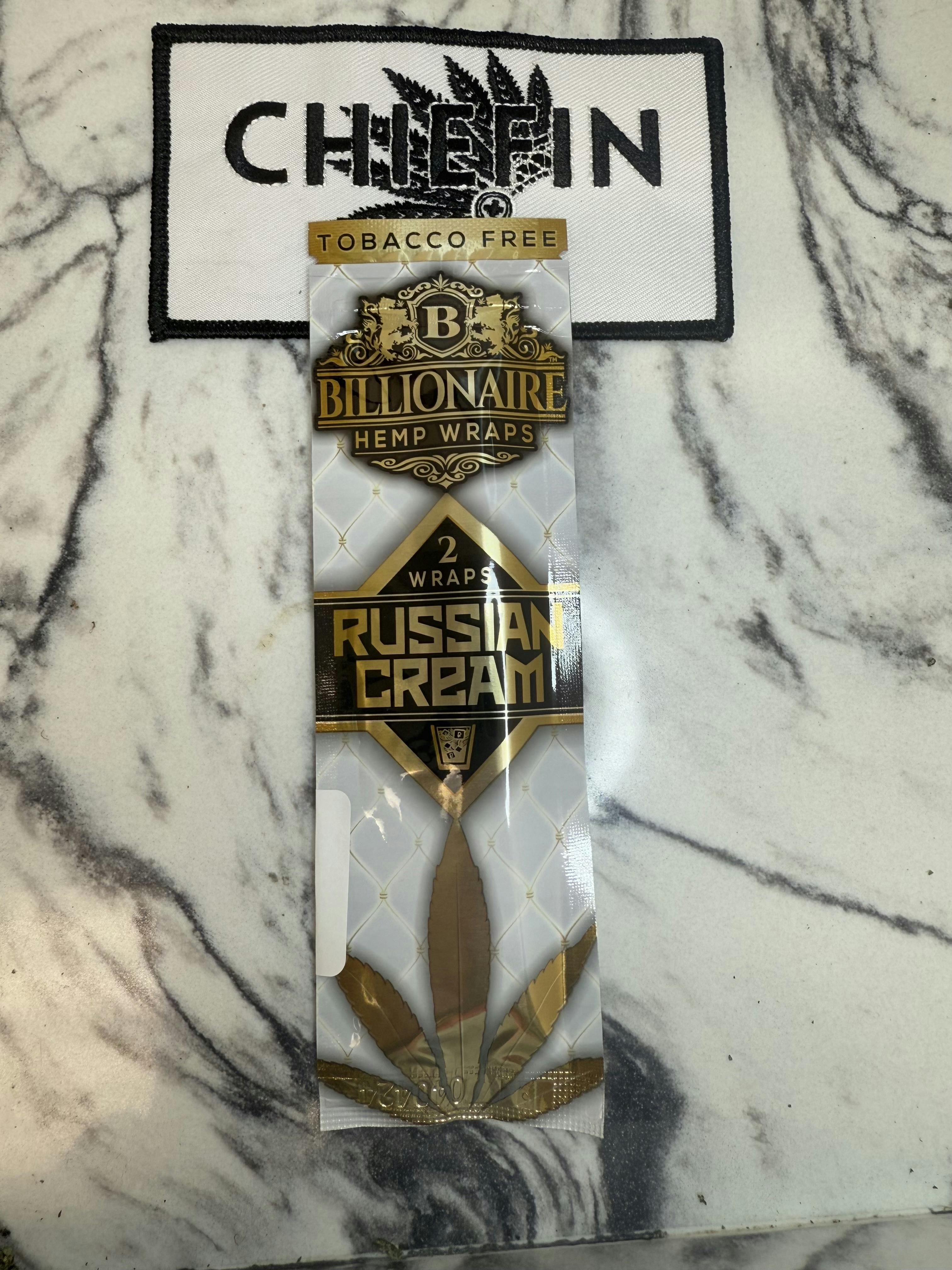 Billionaire Hemp Wrap 2ct Russian Cream