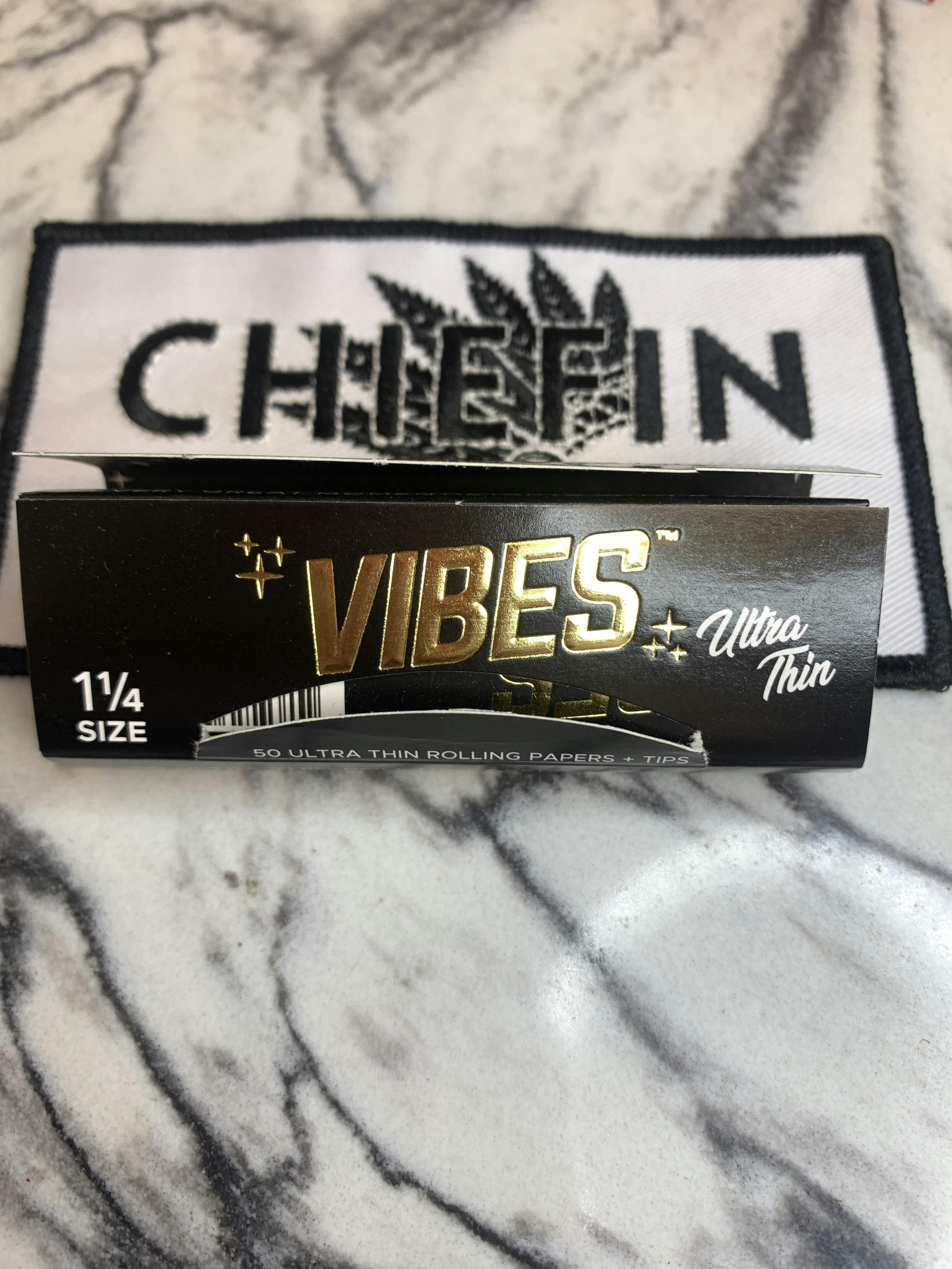 VIBES 1.25 HEMP PAPERS - 50 PAPERS PER BOOK * 21+ NO MED CARD REQUIRED*