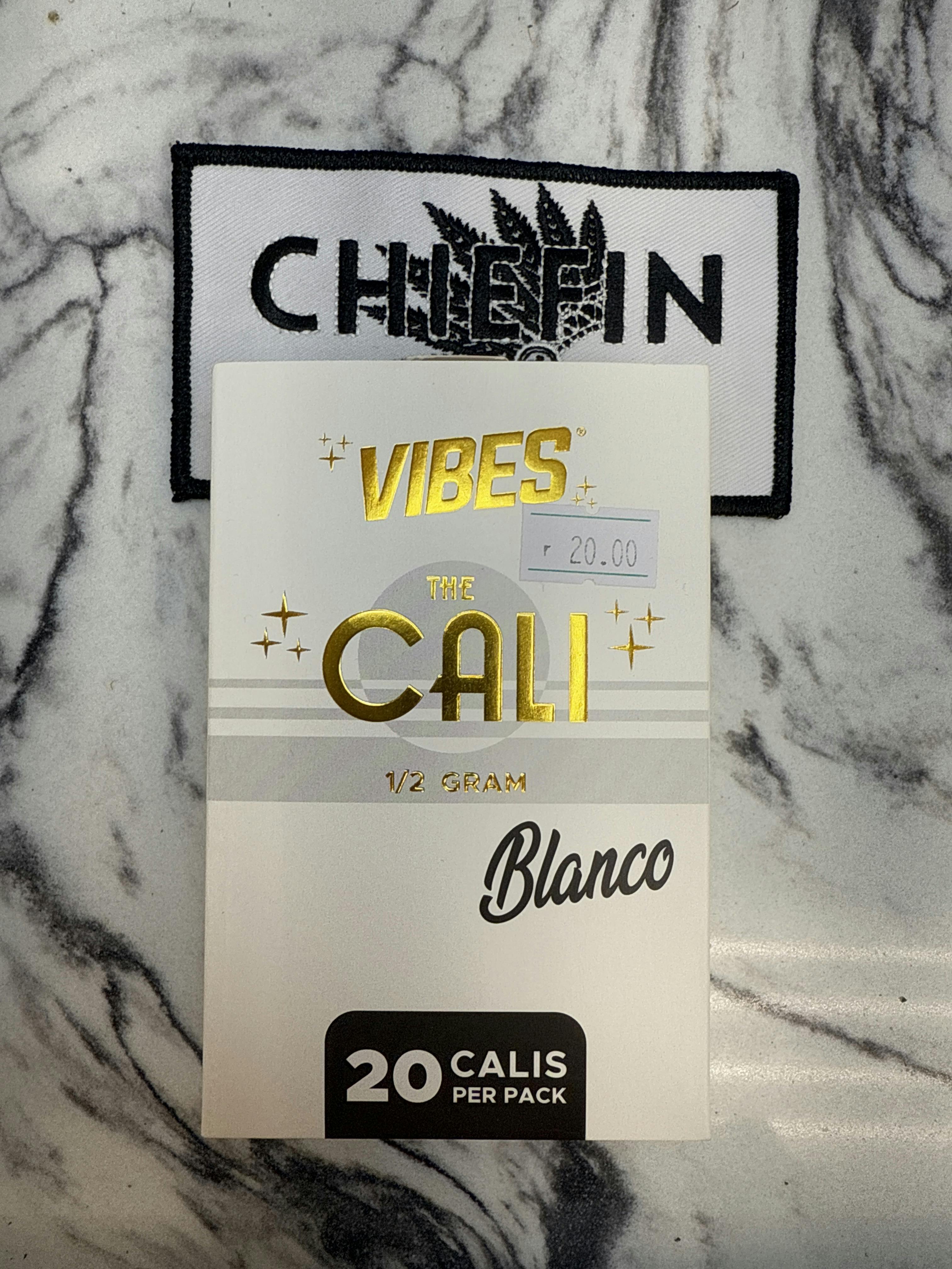 CALI 1/2G BLANCO CONES - 20 CONES PER BOX * 21+ NO MED CARD REQUIRED*