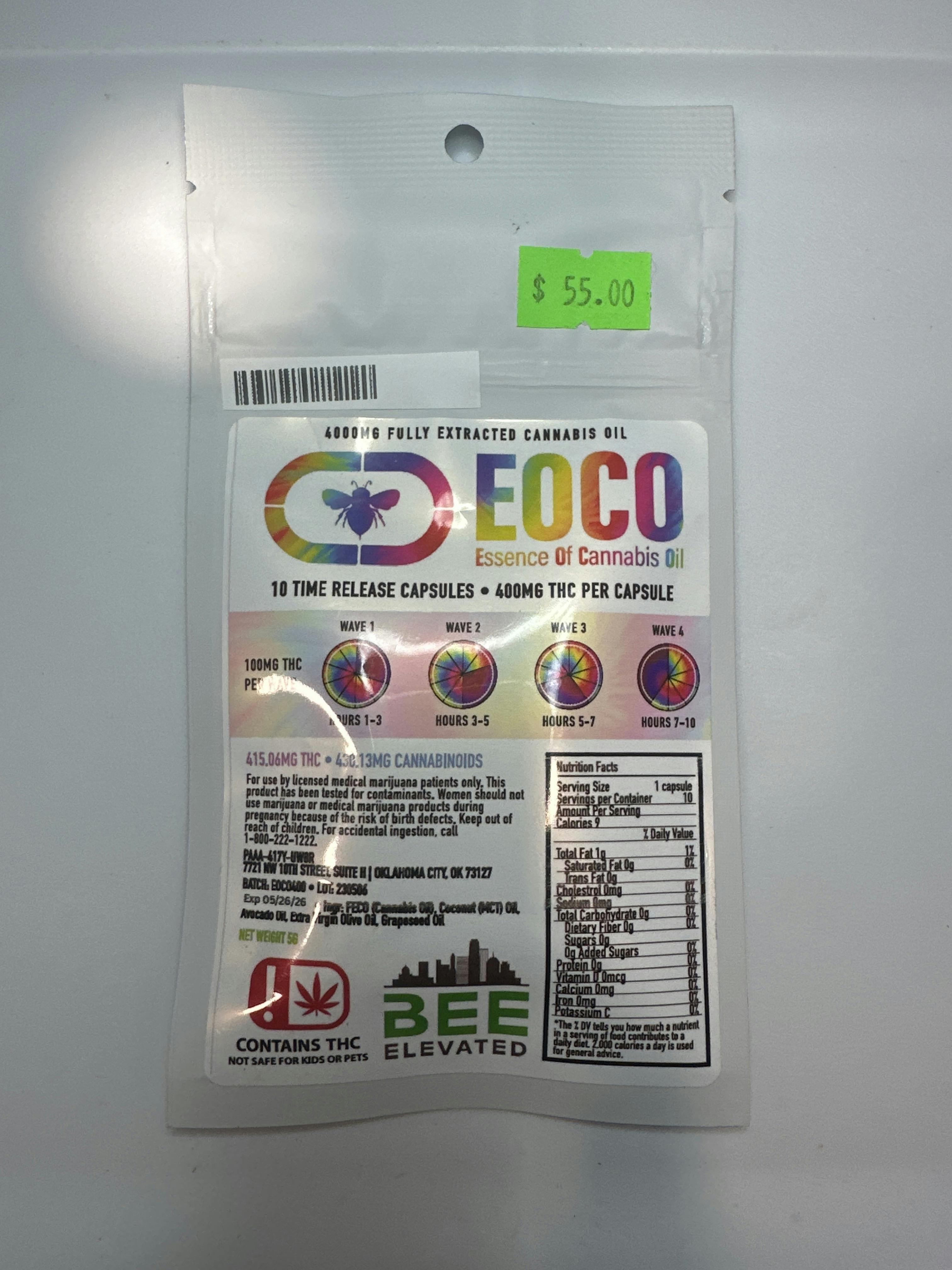 EOCO Capsule NEW 10 pack 400mg