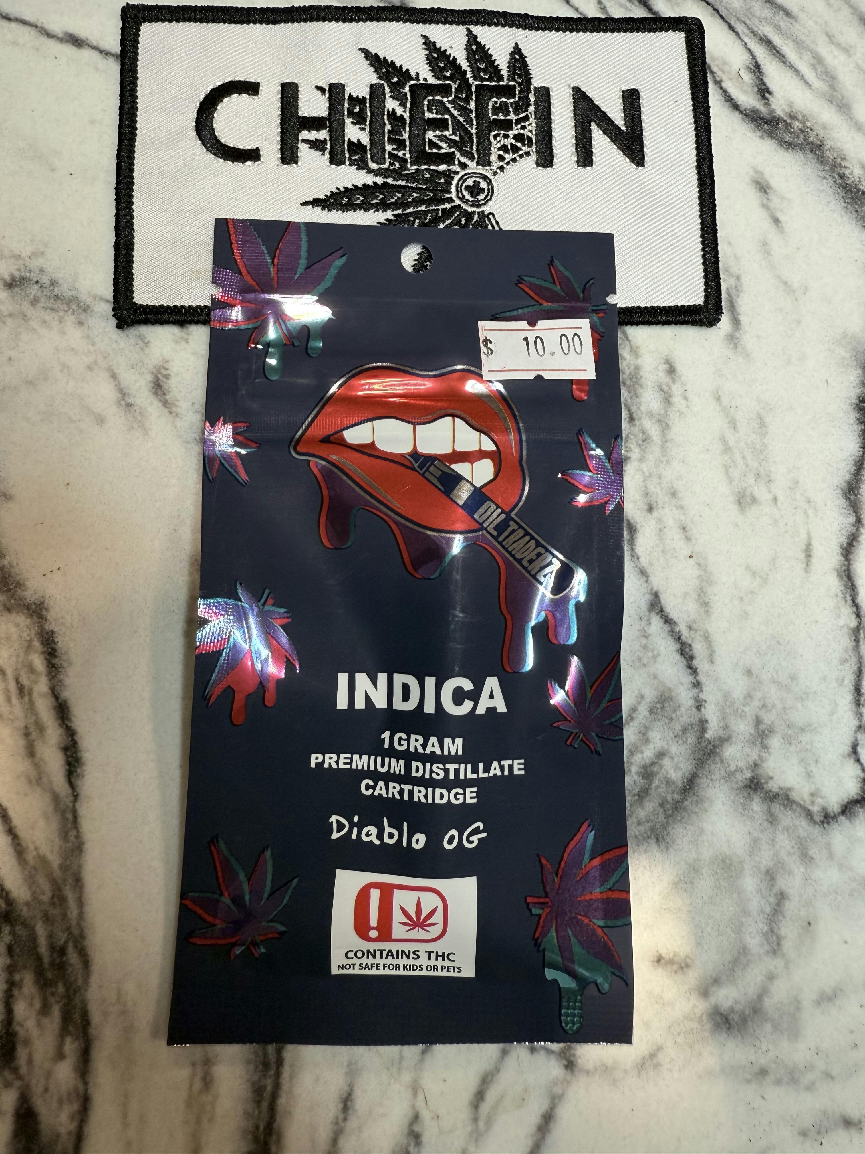 1g Diablo OG Cartridge - Oil Traderz (Indica)